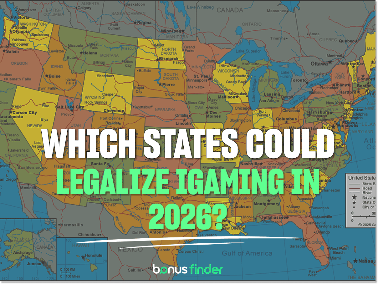 US states to legalize online casinos and sports betting in 2026
