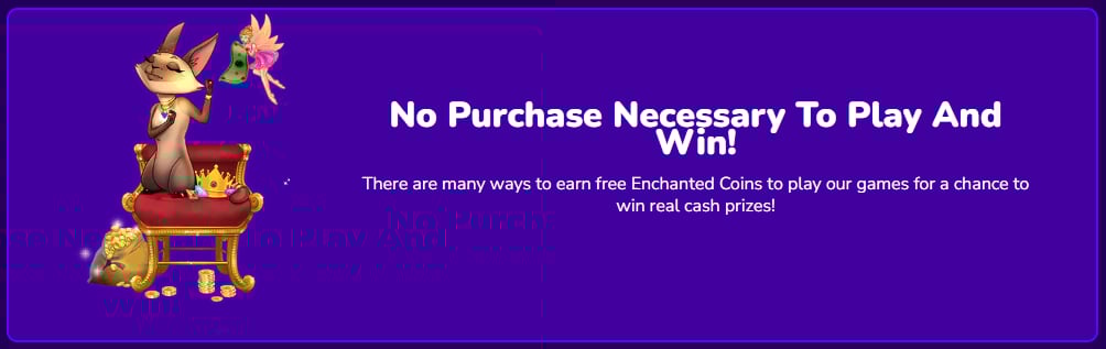 Enchanted sweeps no purchase needed