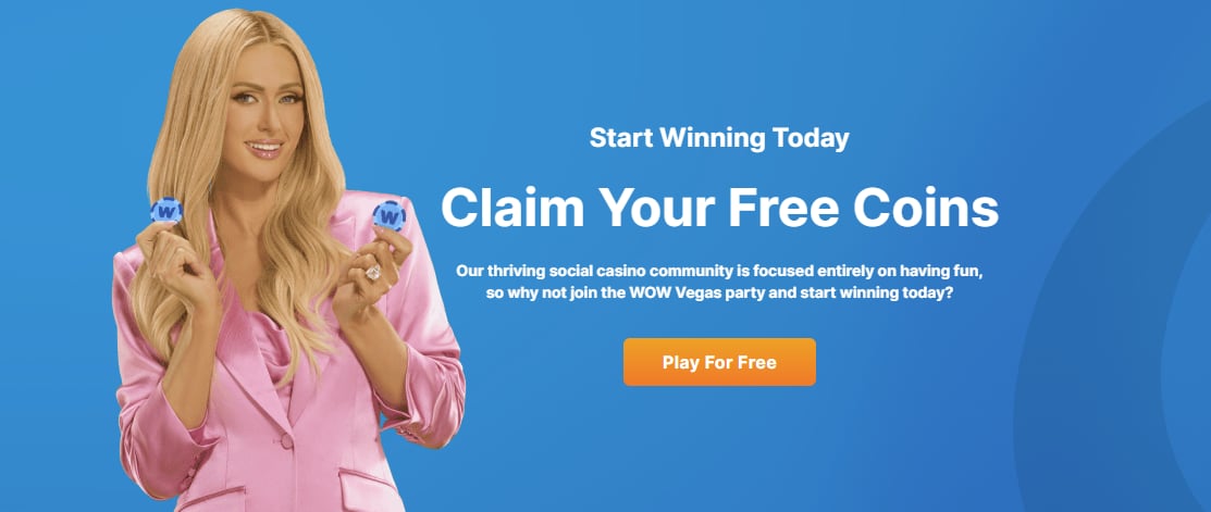 Wow Vegas claim your free coins