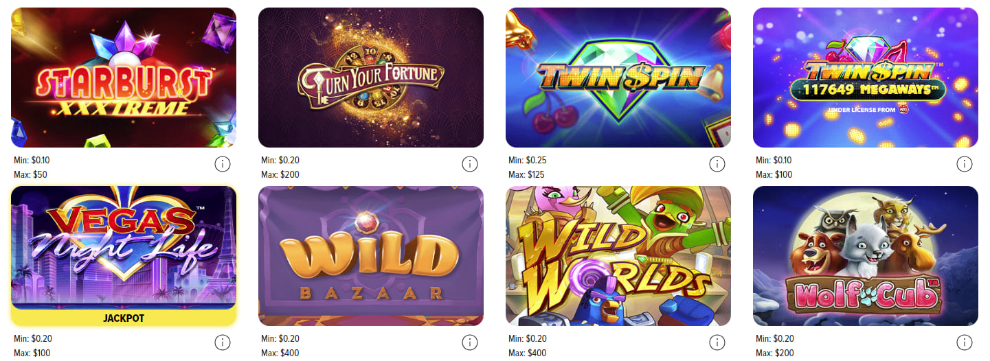 caesars palace west virginia casino games