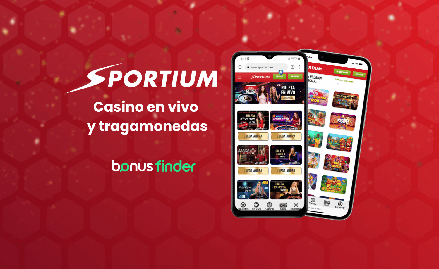 Sportium casino en vivo y tragamonedas