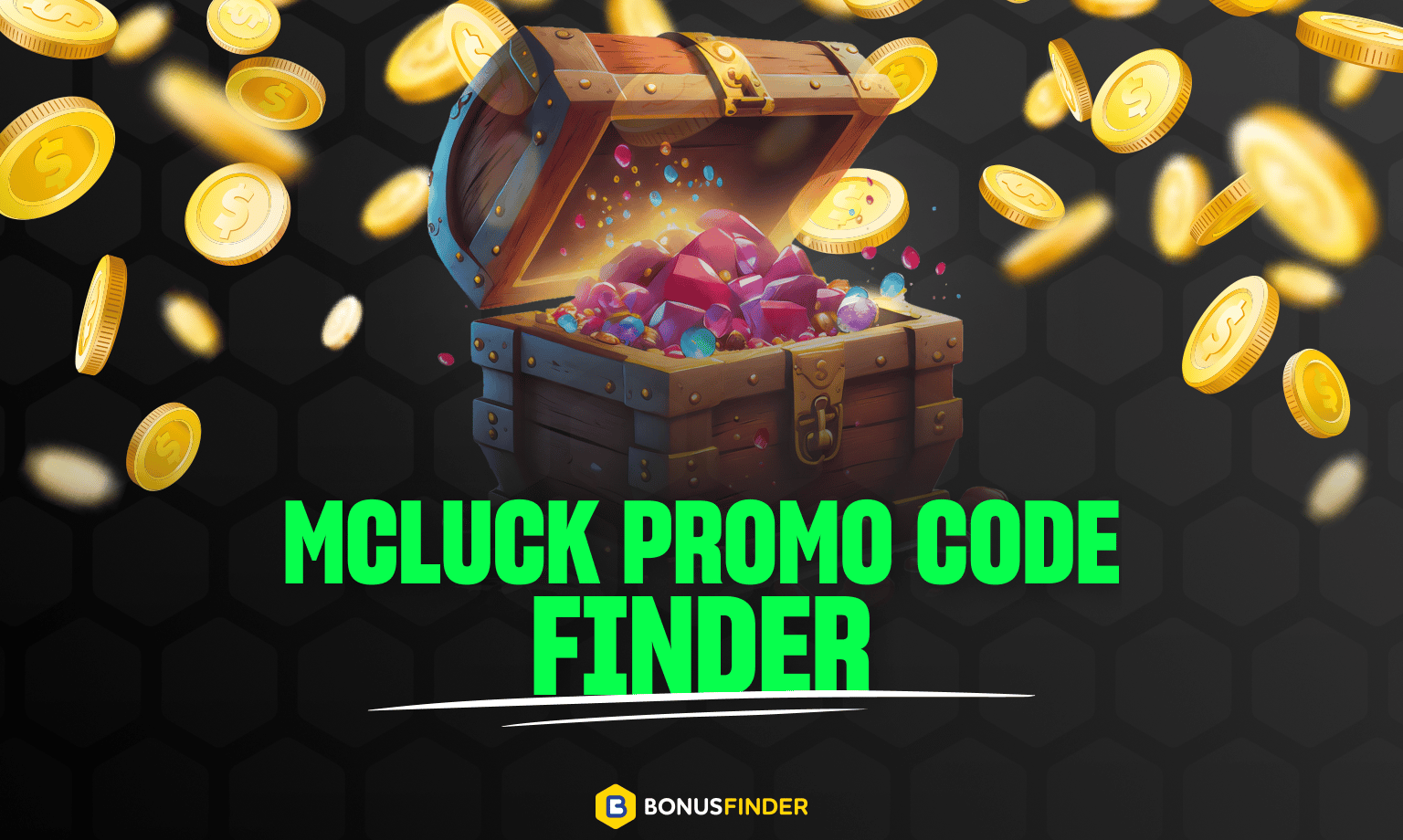 McLuck promo code is FINDER