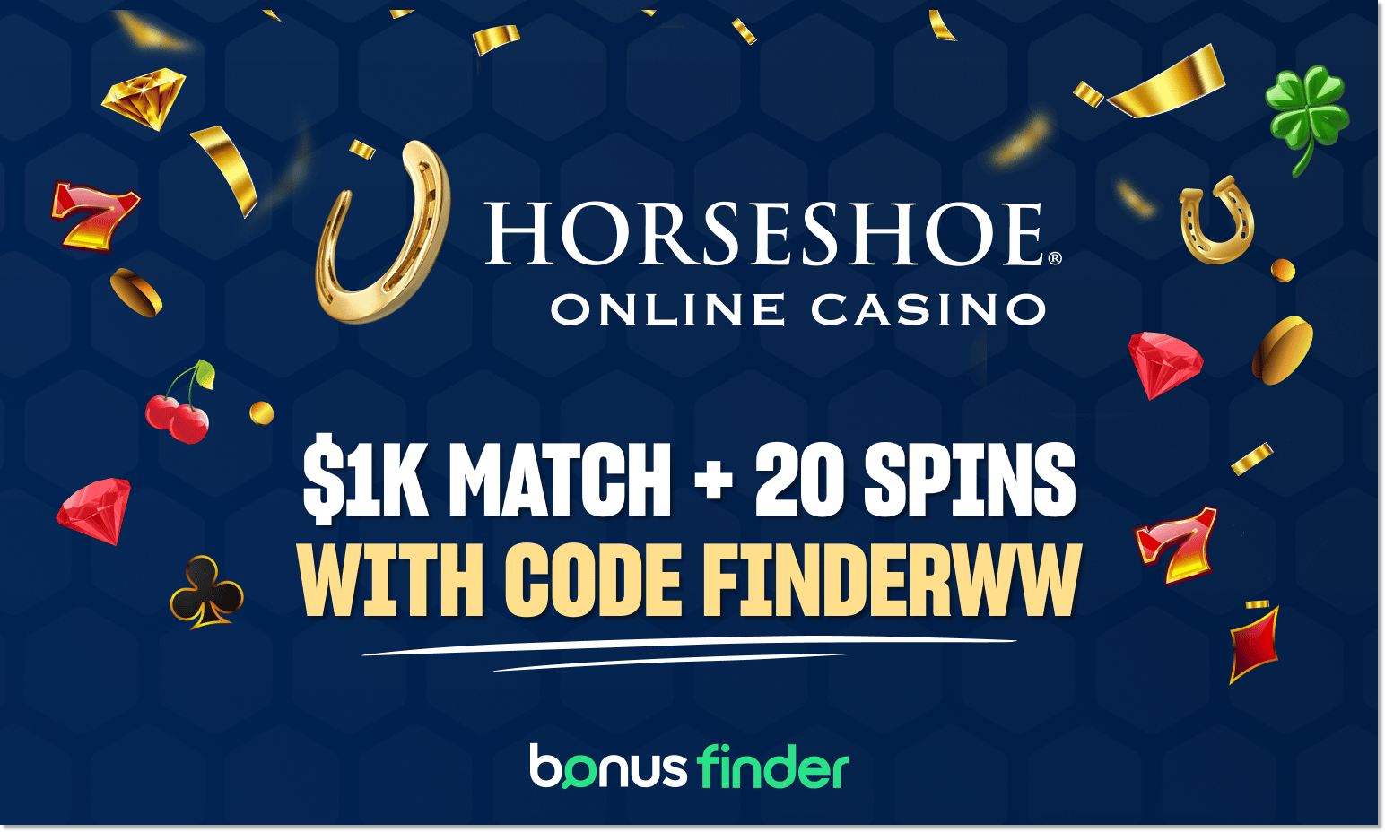 Horseshoe online casino bonus code