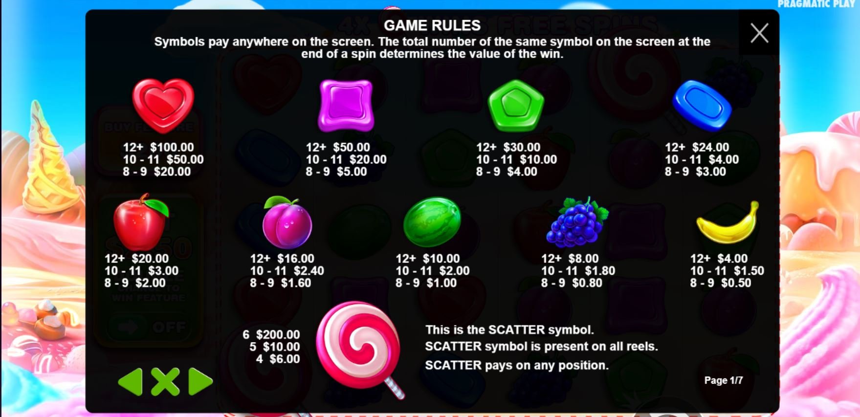 Bonanza slot game payments explained