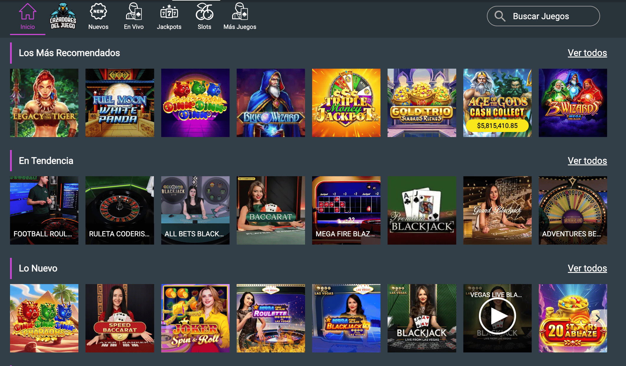 Juegos Codere Casino