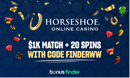 Horseshoe online casino bonus code