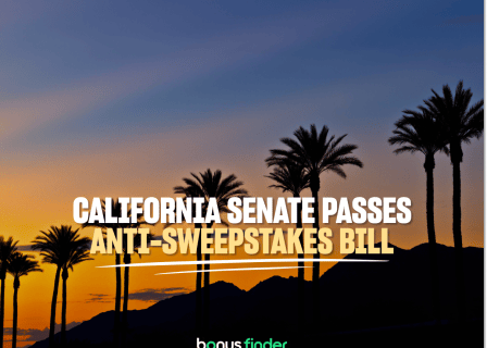 AB 831 update: California Senate passes anti-sweepstakes bill