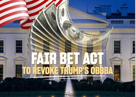 FAIR BET Act: Bill to reinstate 100% gambling tax deductions