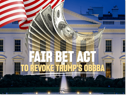FAIR BET Act: Bill to reinstate 100% gambling tax deductions