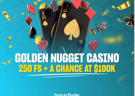 December Golden Nugget Casino bonus – 250 free spins and $100,000