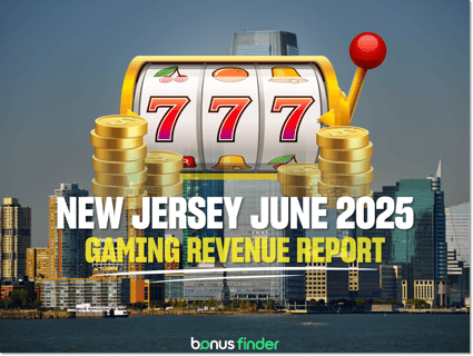 New Jersey gaming report: June 2025 revenue spikes to $581.6m