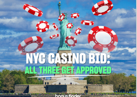 All three NYC casinos receive approval for license bids from the NYGFLB