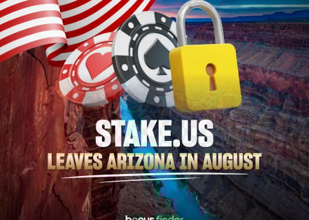 Sweepstakes casino Stake.us leaving Arizona on August 12