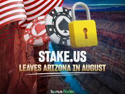 Sweepstakes casino Stake.us leaving Arizona on August 12