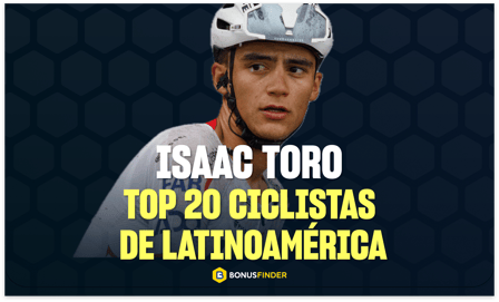 Isaac Toro, entre los Top 20 ciclistas más exitosos de Latinoamérica