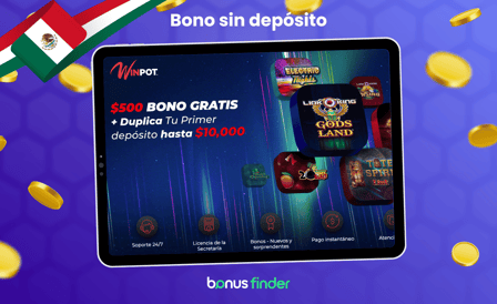 Winpot bono sin deposito