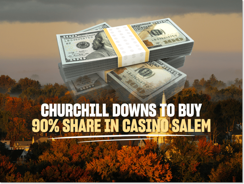 Churchill Downs to buy 90% share in Casino Salem for $180m