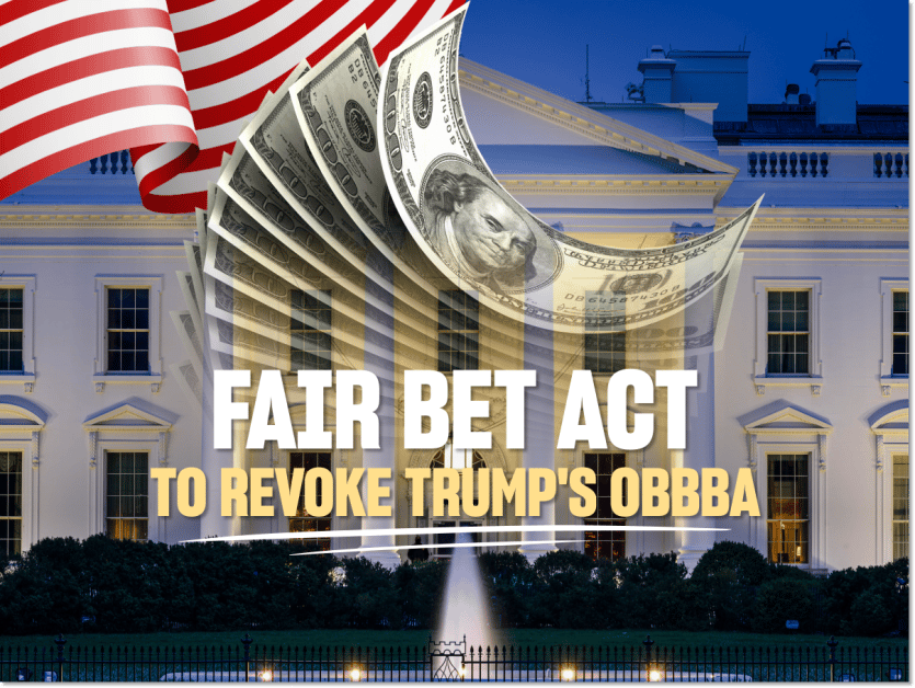 FAIR BET Act: Bill to reinstate 100% gambling tax deductions