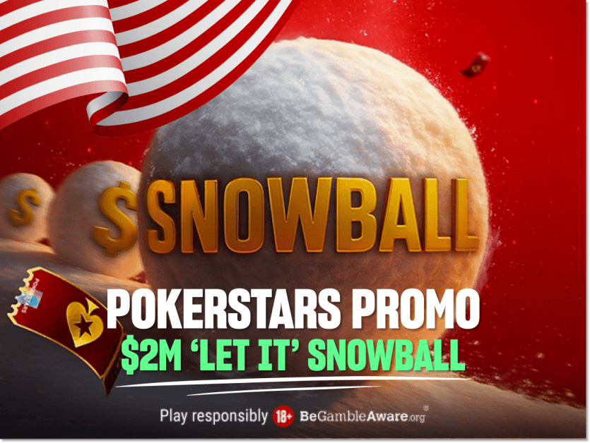 PokerStars launches ‘Snowball’ offer where up to $2m is up for grabs
