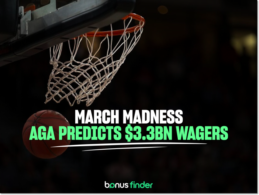 AGA predicts $3.3bn in legal March Madness wagers