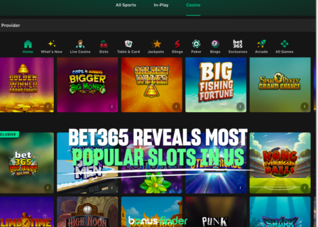 Most popular bet365 slots revealed in new US report
